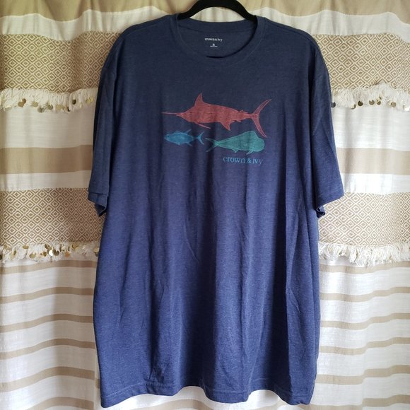crown & ivy Other - Crown and Ivy | Men's Deep Sea Fishing T Shirt
